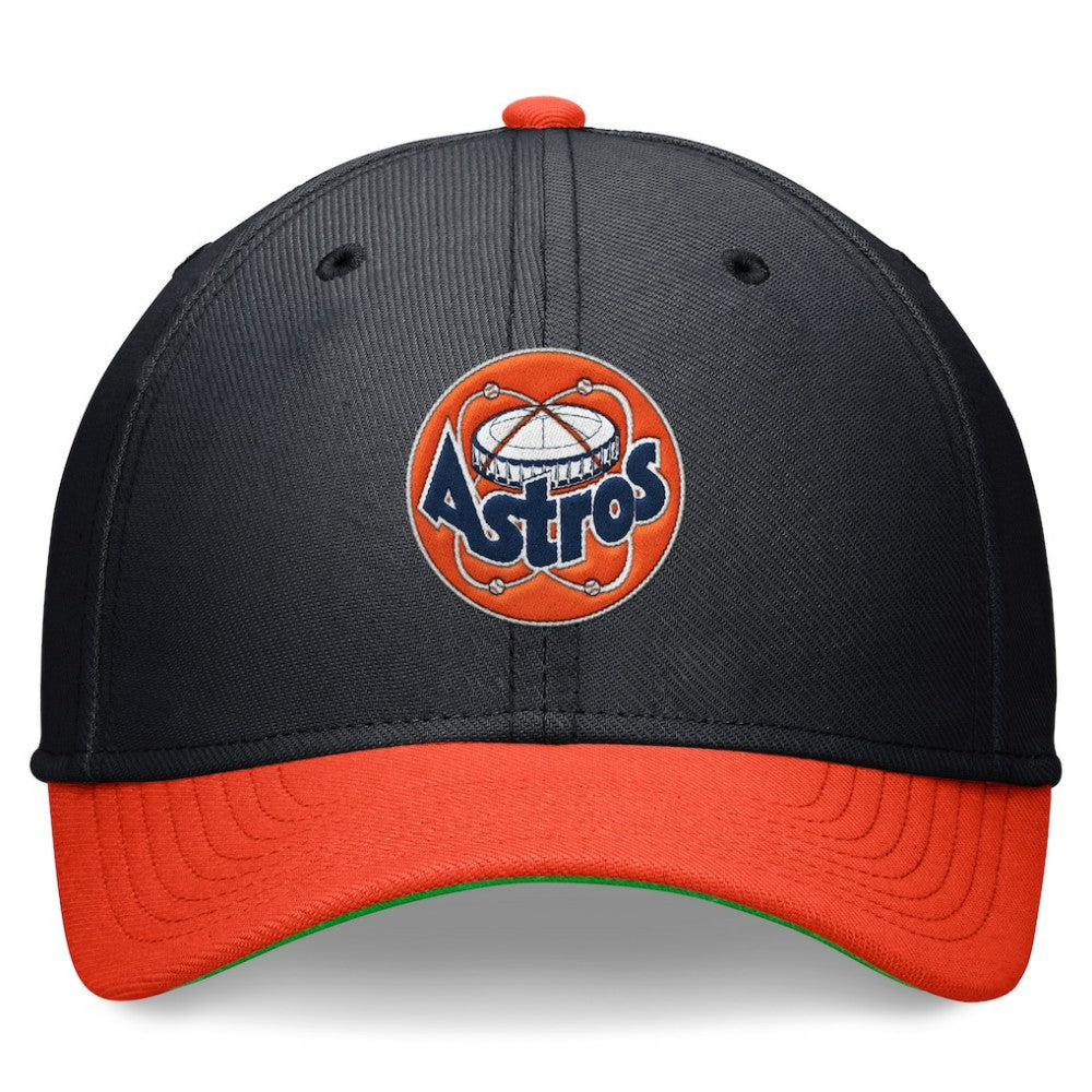 Houston Astros Cooperstown Collection Rewind Swooshflex Performance Hat Navy/Orange | Nike