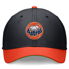 Houston Astros Cooperstown Collection Rewind Swooshflex Performance Hat Navy/Orange | Nike