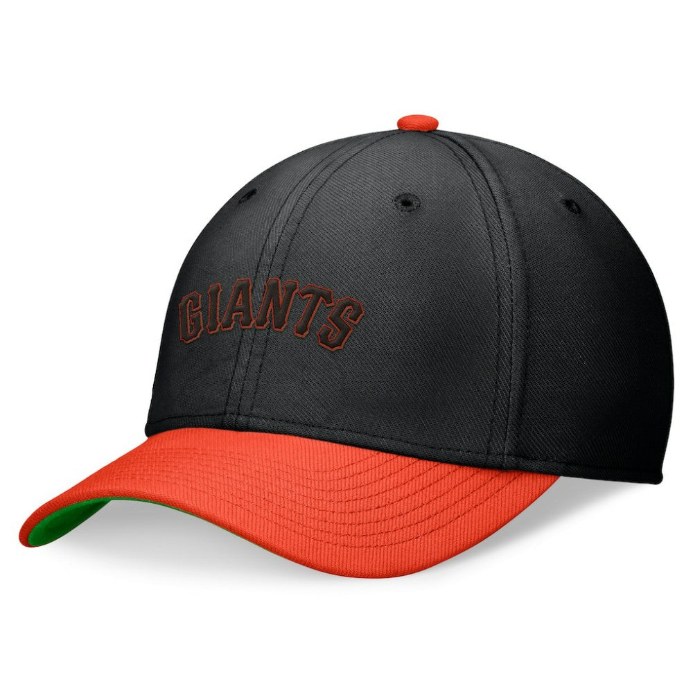 San Francisco Giants Cooperstown Collection Rewind Swooshflex Performance Hat Black/Orange | Nike