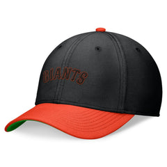 San Francisco Giants Cooperstown Collection Rewind Swooshflex Performance Hat Black/Orange | Nike