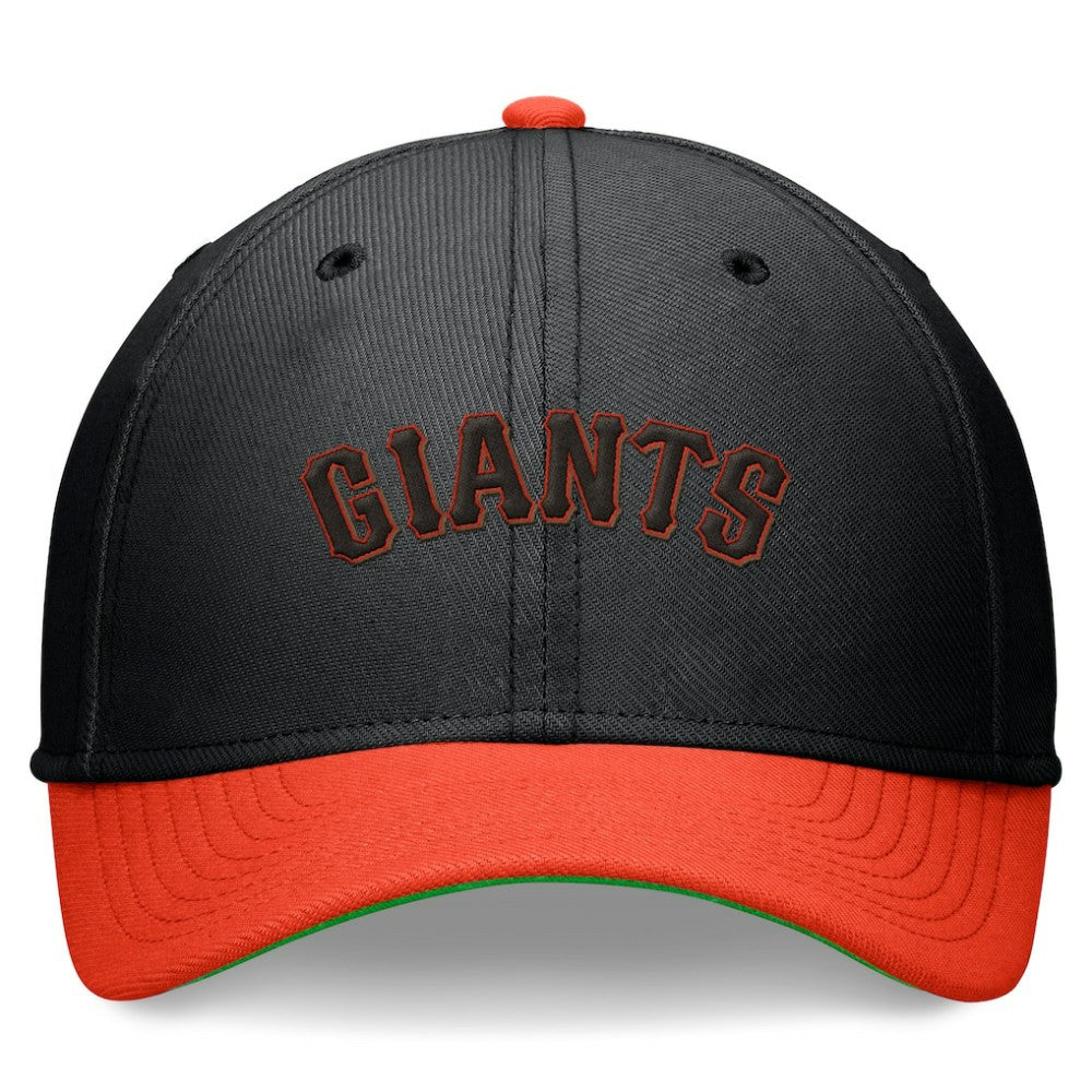 San Francisco Giants Cooperstown Collection Rewind Swooshflex Performance Hat Black/Orange | Nike