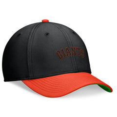 San Francisco Giants Cooperstown Collection Rewind Swooshflex Performance Hat Black/Orange | Nike