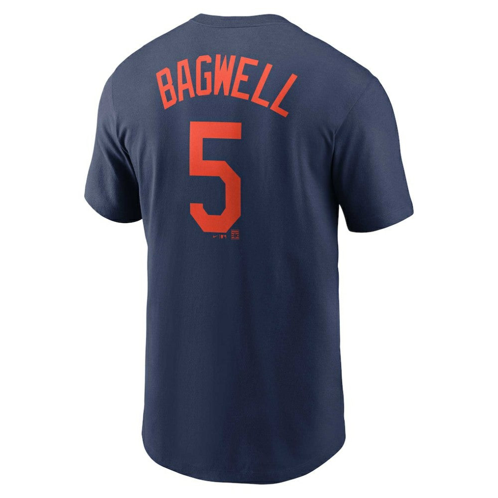 Jeff Bagwell Houston Astros Cooperstown Collection Fuse Name & Number T-Shirt Navy | Nike