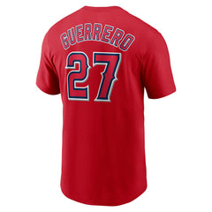 Vladimir Guerrero Los Angeles Angels Fuse Name & Number T-Shirt Red | Nike