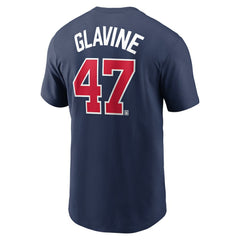 Tom Glavine Atlanta Braves Fuse Name & Number T-Shirt Navy | Nike