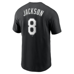 Bo Jackson Chicago White Sox Cooperstown Collection Fuse Name & Number T-Shirt Black | Nike