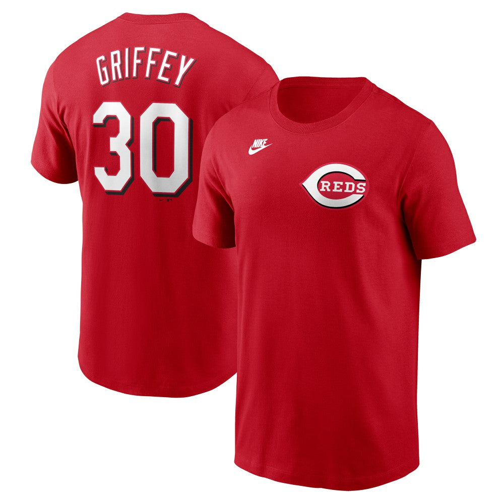 Ken Griffey Jr. Cincinnati Reds Fuse Name & Number T-Shirt Red | Nike