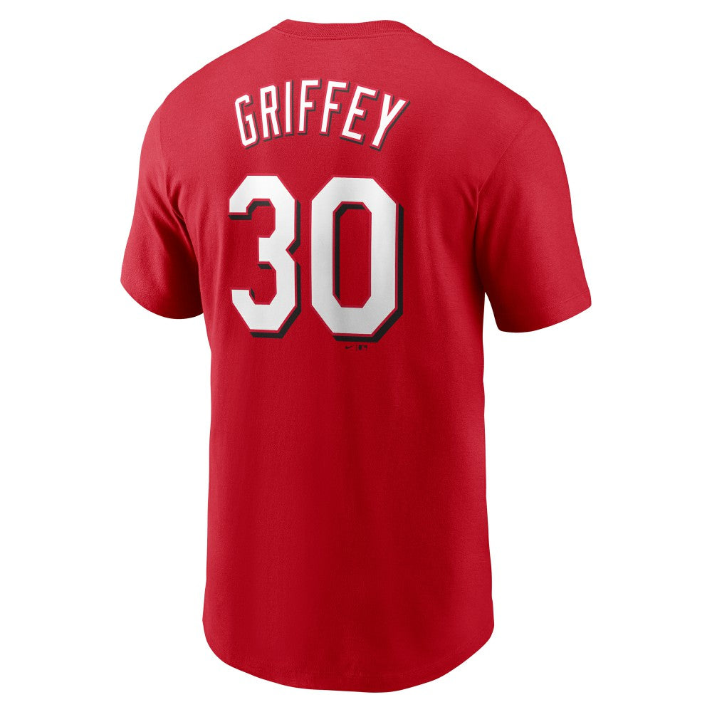 Ken Griffey Jr. Cincinnati Reds Fuse Name & Number T-Shirt Red | Nike