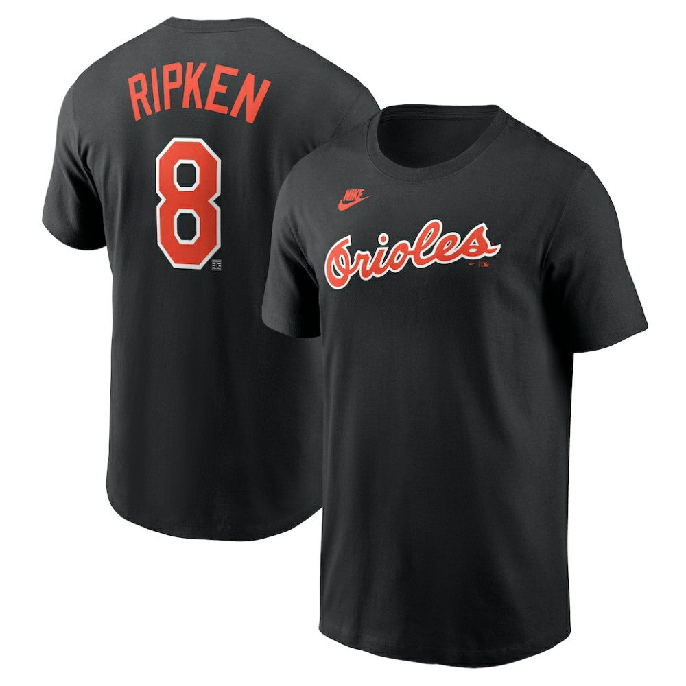 Cal Ripken Jr. Baltimore Orioles Fuse Name & Number T-Shirt Black | Nike