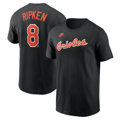 Cal Ripken Jr. Baltimore Orioles Fuse Name & Number T-Shirt Black | Nike