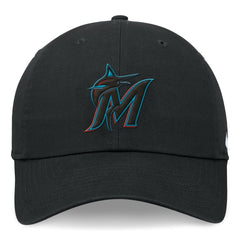Miami Marlins Club Adjustable Hat Black | Nike