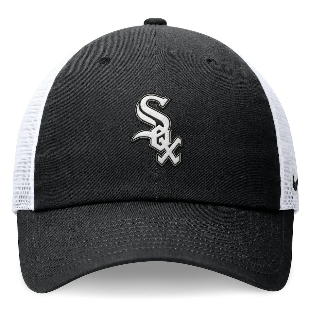 Chicago White Sox Club Trucker Adjustable Hat Black | Nike