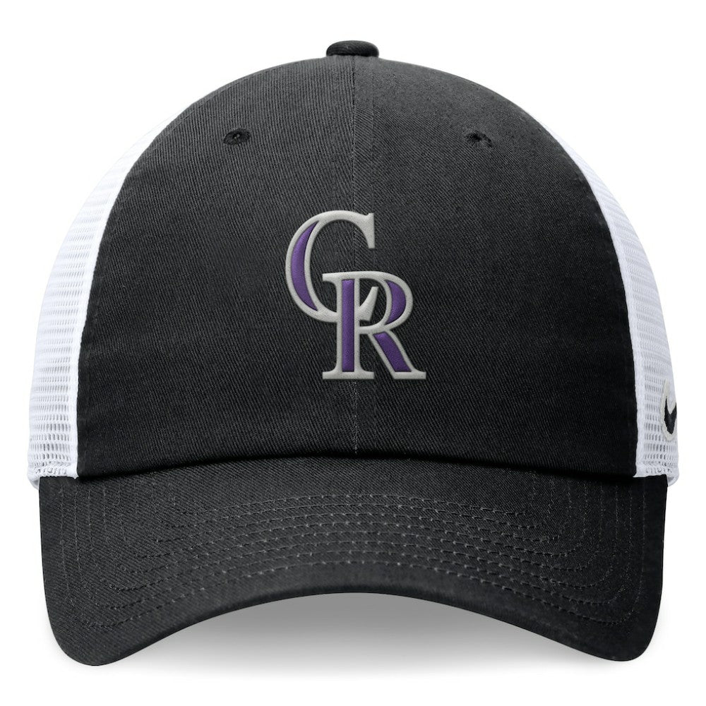 Colorado Rockies Club Trucker Adjustable Hat Black | Nike