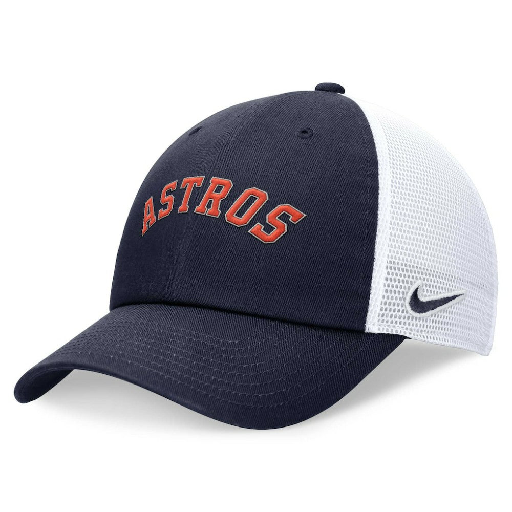 Houston Astros Wordmark Adjustable Trucker Hat Navy | Nike