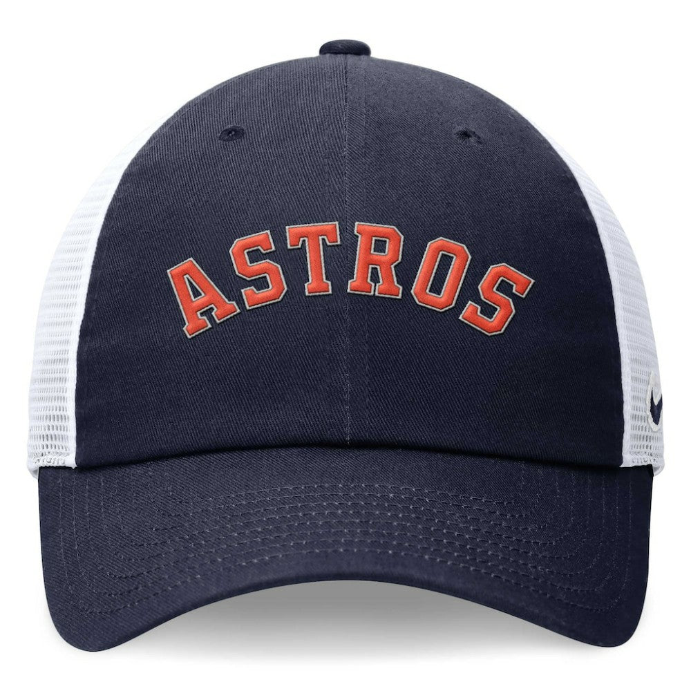 Houston Astros Wordmark Adjustable Trucker Hat Navy | Nike