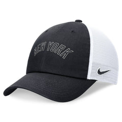 New York Yankees Wordmark Adjustable Trucker Hat Navy | Nike