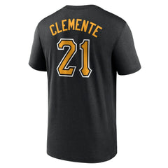Roberto Clemente Pittsburgh Pirates Legend Name & Number Performance T-Shirt Black | Nike