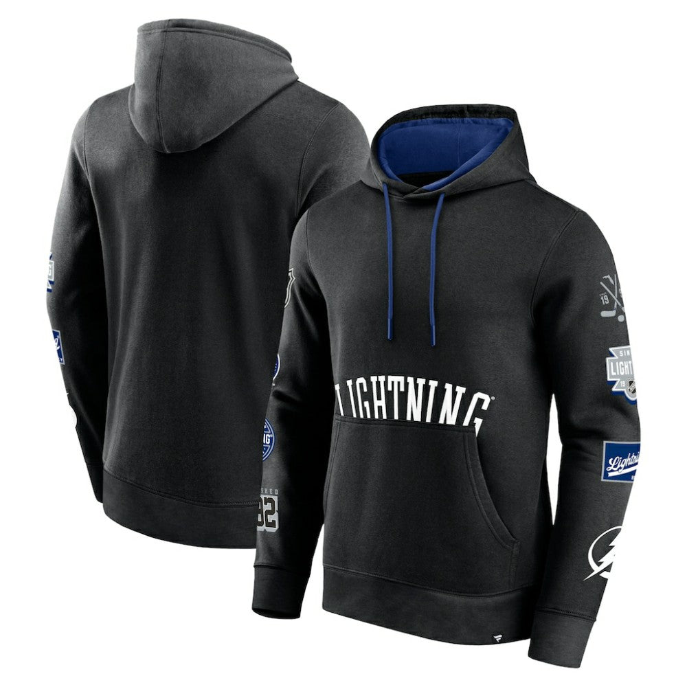 Tampa Bay Lightning Fanatics Wild Winner Pullover Hoodie Black