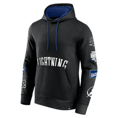 Tampa Bay Lightning Fanatics Wild Winner Pullover Hoodie Black