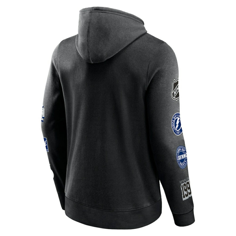 Tampa Bay Lightning Fanatics Wild Winner Pullover Hoodie Black
