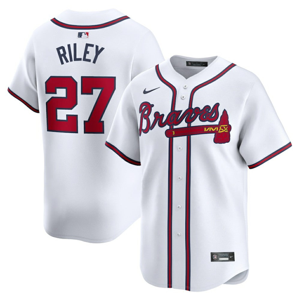 Austin Riley Atlanta Braves Home Limited Player Jersey White | Nike
