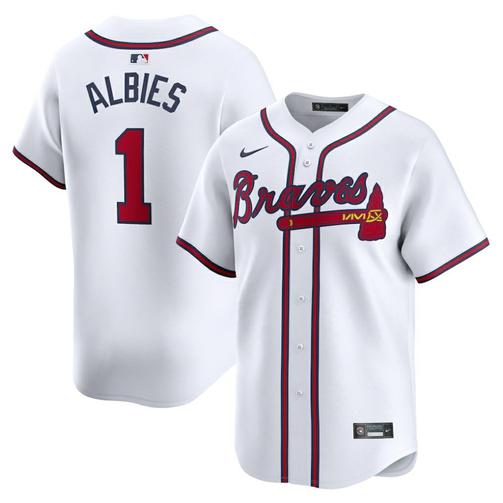 Ozzie Albies Atlanta Braves Home Limited Player Jersey White | Nike