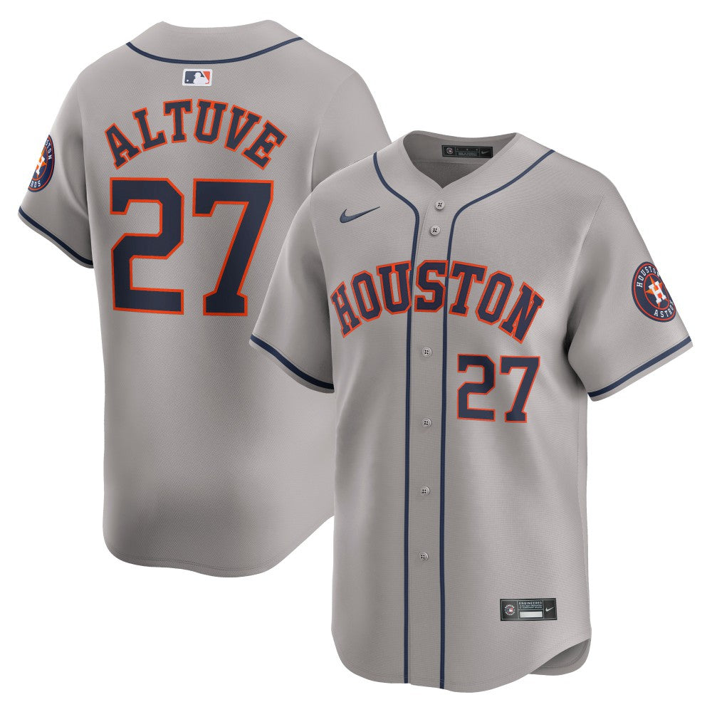 Jose Altuve Houston Astros Away Limited Player Jersey Gray | Nike