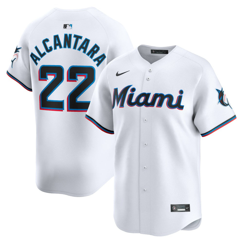 Sandy Alcantara Miami Marlins Home Limited Player Jersey White | Nike