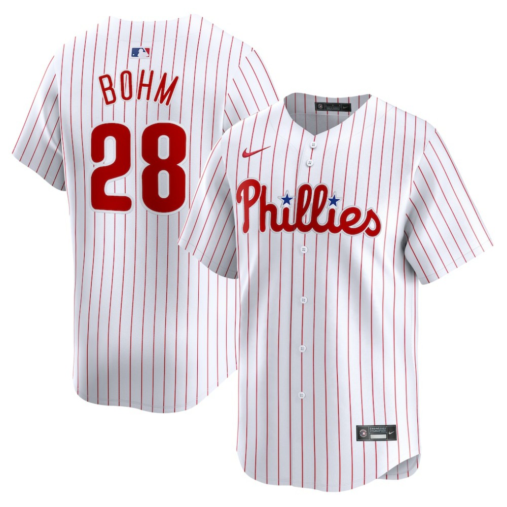 Alec Bohm Philadelphia Phillies Home Limited Player Jersey White | Nike