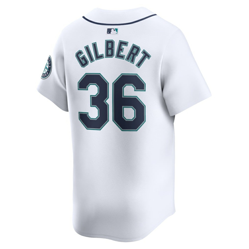 Logan Gilbert Seattle Mariners Home Limited Player Jersey White | Nike