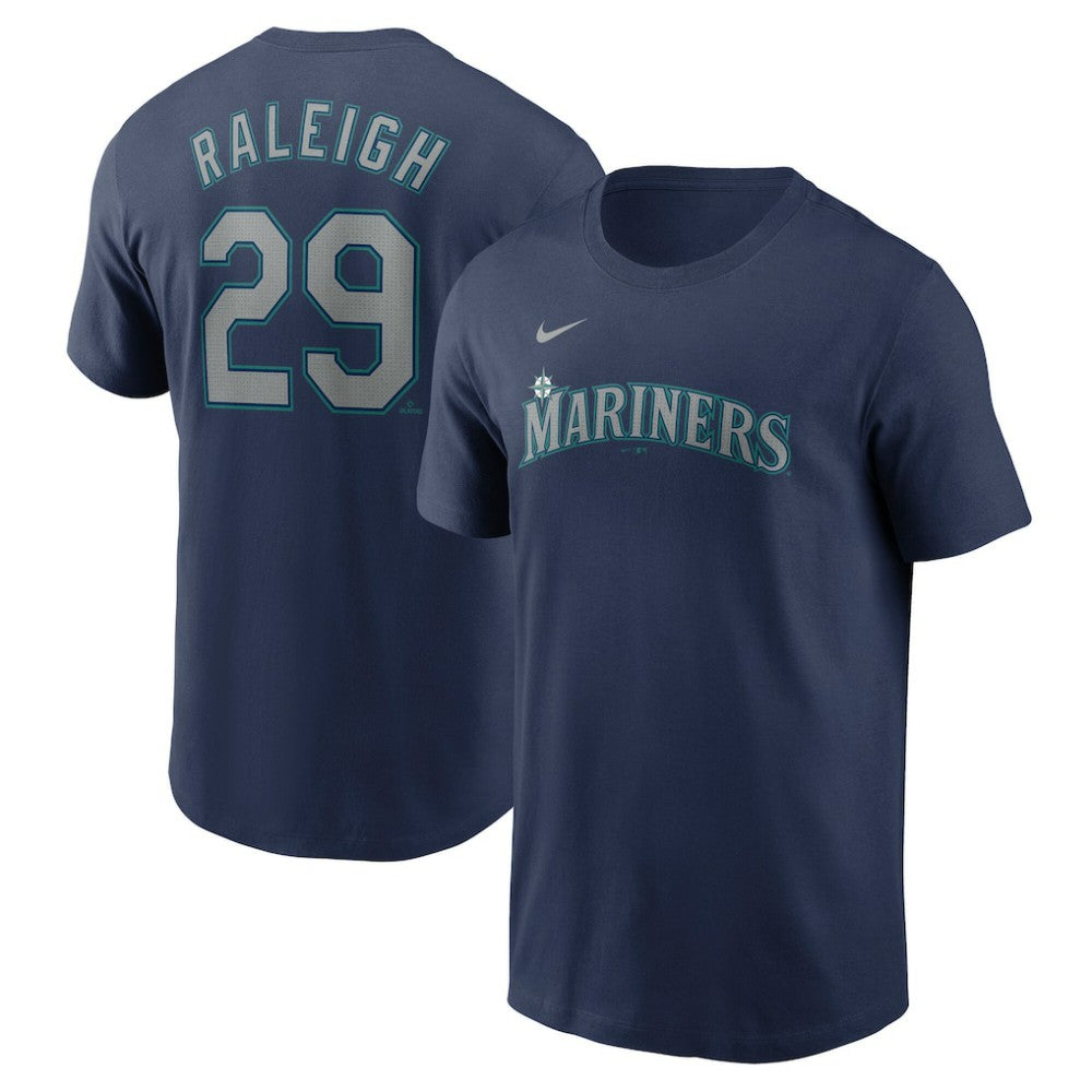 Cal Raleigh Seattle Mariners Fuse Name & Number T-Shirt Navy | Nike