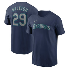 Cal Raleigh Seattle Mariners Fuse Name & Number T-Shirt Navy | Nike