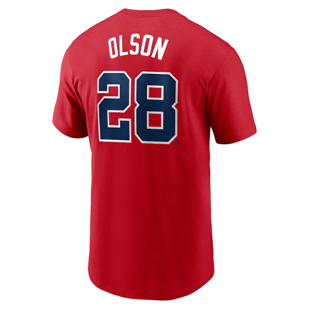 Matt Olson Atlanta Braves Fuse Name & Number T-Shirt Red | Nike