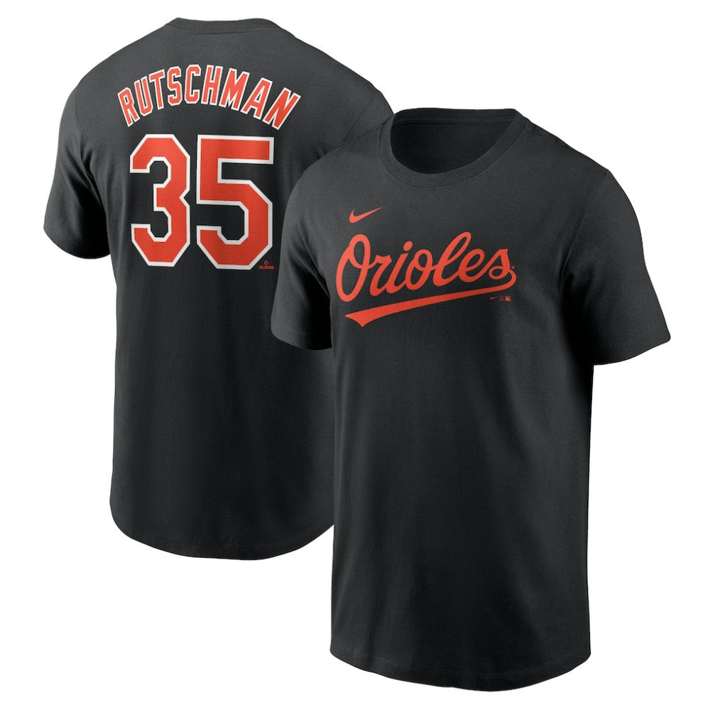 Adley Rutschman Baltimore Orioles Fuse Name & Number T-Shirt Black | Nike