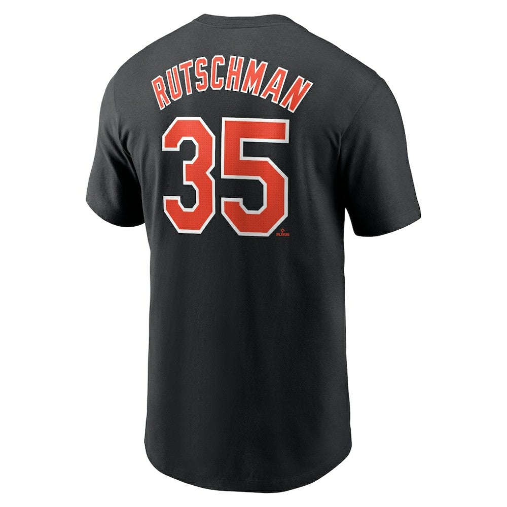 Adley Rutschman Baltimore Orioles Fuse Name & Number T-Shirt Black | Nike