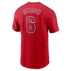 Anthony Rendon Los Angeles Angels Fuse Name & Number T-Shirt Red | Nike
