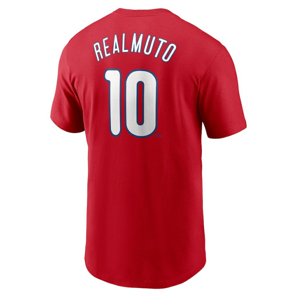 J.T. Realmuto Philadelphia Phillies Fuse Name & Number T-Shirt Red | Nike