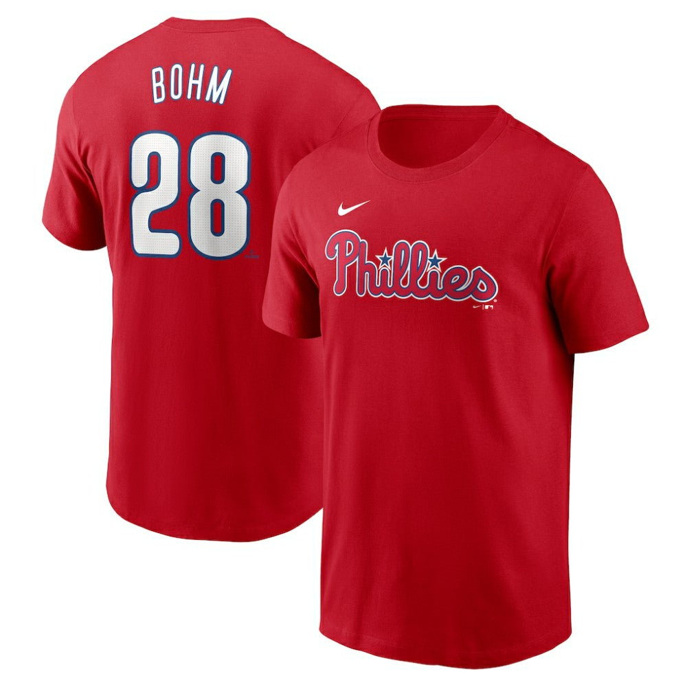 Alec Bohm Philadelphia Phillies Fuse Name & Number T-Shirt Red | Nike
