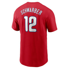 Kyle Schwarber Philadelphia Phillies Fuse Name & Number T-Shirt Red | Nike