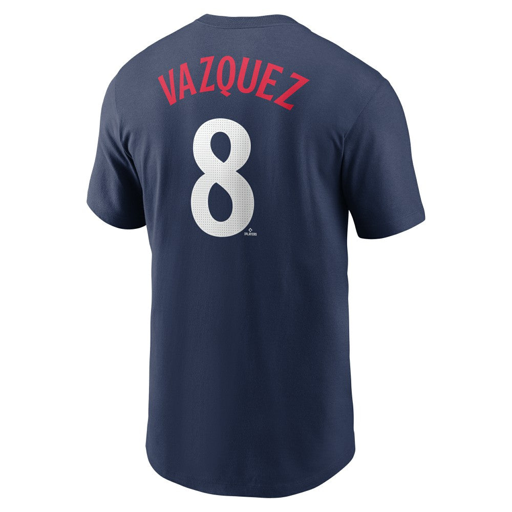 Christian Vazquez Minnesota Twins Fuse Name & Number T-Shirt Navy | Nike