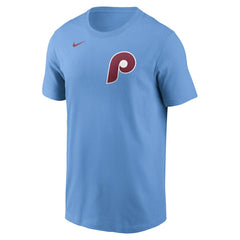 Trea Turner Philadelphia Phillies Fuse Name & Number T-Shirt Light Blue | Nike