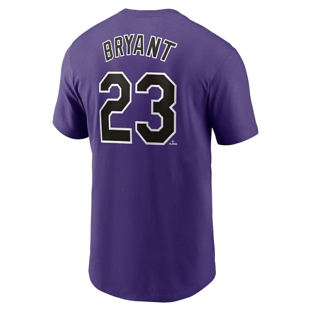 Kris Bryant Colorado Rockies Fuse Name & Number T-Shirt Purple | Nike