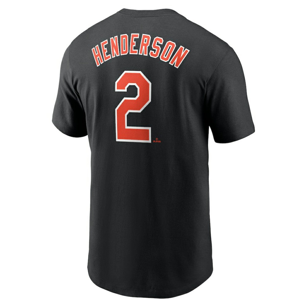 Gunnar Henderson Baltimore Orioles Fuse Name & Number T-Shirt Black | Nike