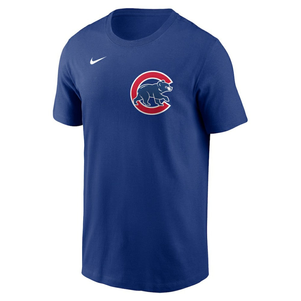 Dansby Swanson Chicago Cubs Fuse Name & Number T-Shirt Royal | Nike