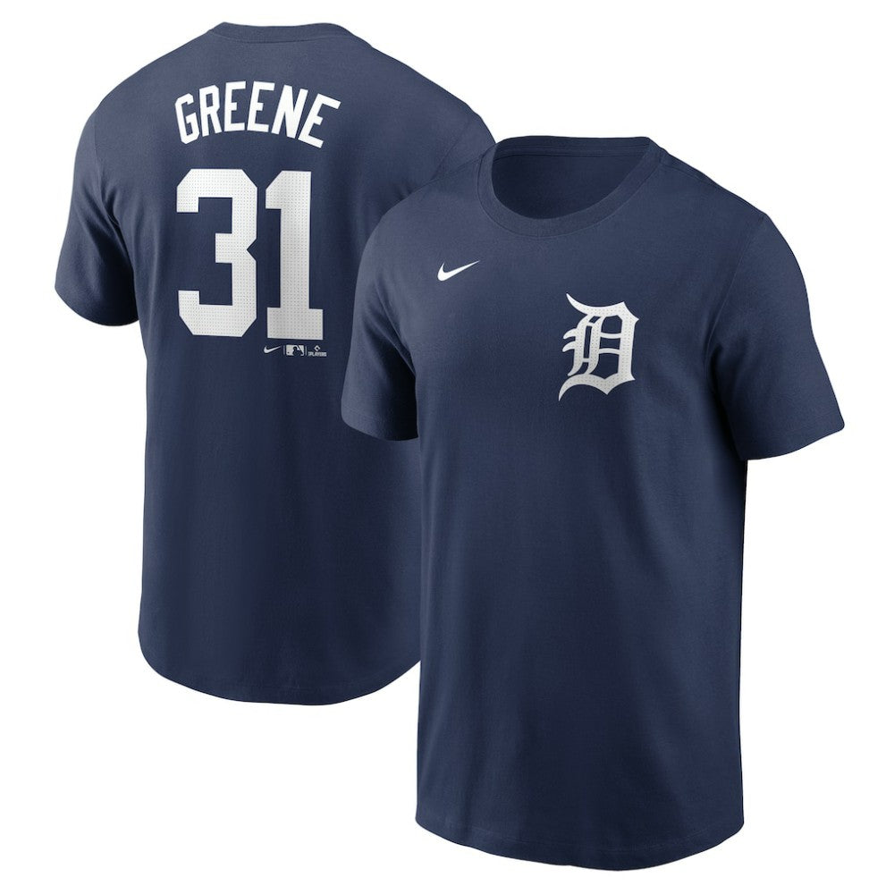 Riley Greene Detroit Tigers Fuse Name & Number T-Shirt Navy | Nike