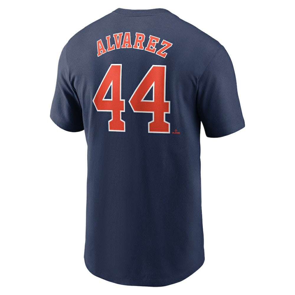 Yordan Alvarez Houston Astros Fuse Name & Number T-Shirt Navy | Nike