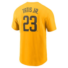 Fernando Tatis Jr. San Diego Padres Fuse Name & Number T-Shirt Gold | Nike