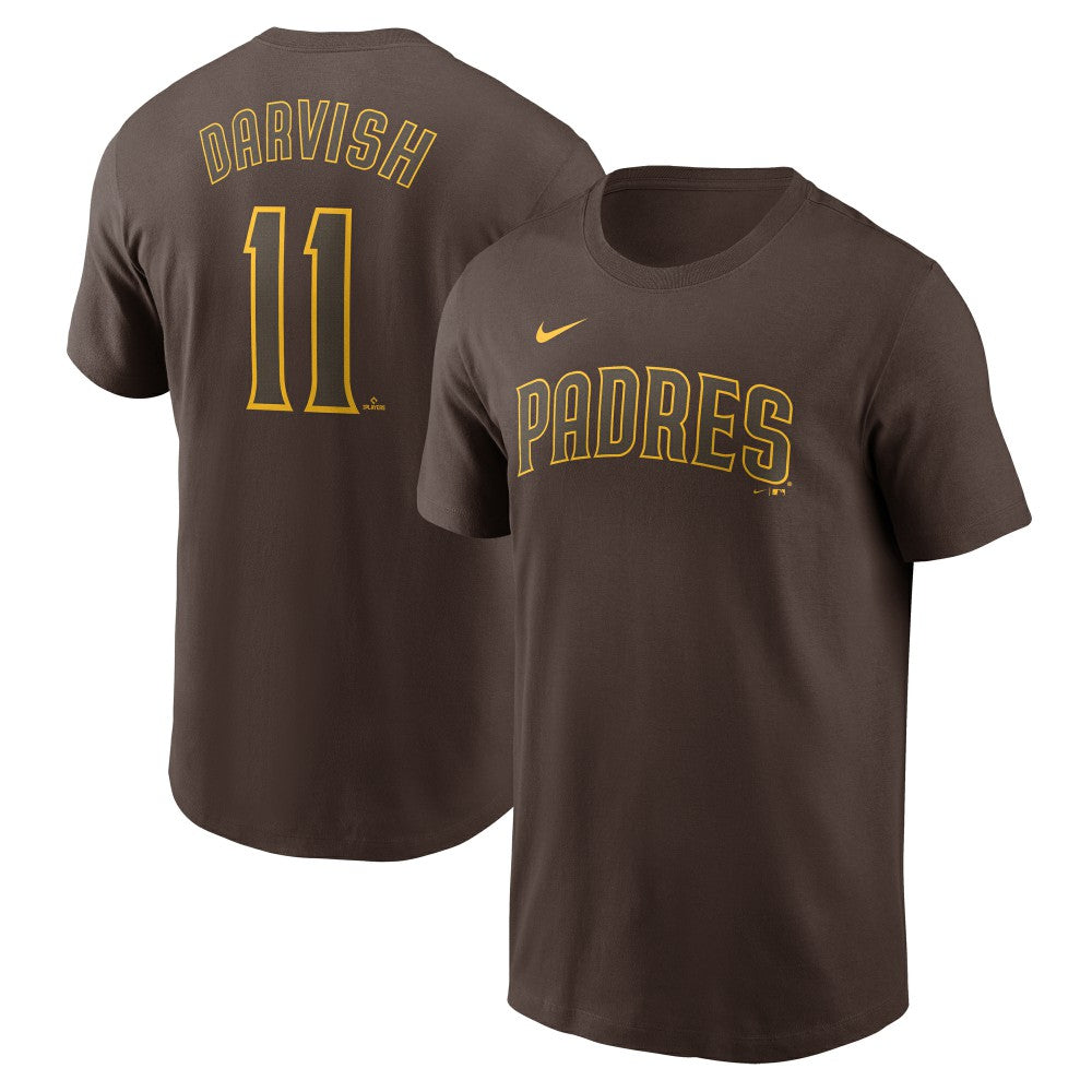 Yu Darvish San Diego Padres Fuse Name & Number T-Shirt Brown | Nike