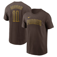 Yu Darvish San Diego Padres Fuse Name & Number T-Shirt Brown | Nike
