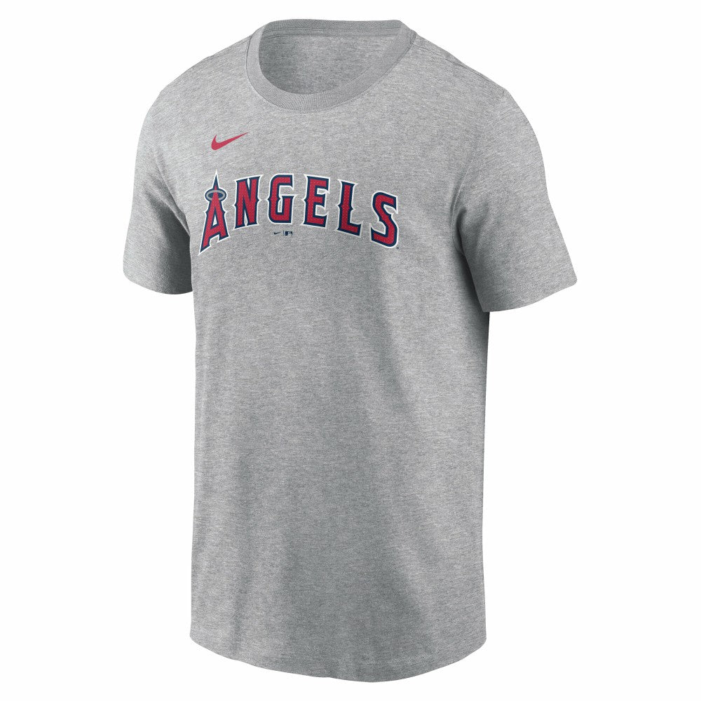 Mike Trout Los Angeles Angels Fuse Name & Number T-Shirt Gray | Nike